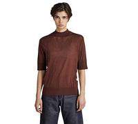 G-STAR Donna Core Mock Neck Knitted Sweater, Marrone (chocolate lab D21962-D166-D312), L