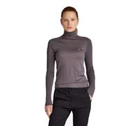 G-STAR Donna Core Slim Turtle Knitted Sweater, Grigio (rabbit D23678-B692-G077), S