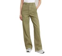 G-STAR Donna Deck 2.0 High Loose Chino, Verde scuro (ensis green gd D26432-E020-G544), 32W / 32L