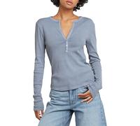 G-star Deep Slim Long Sleeve V Neck T-shirt Blu XS Donna