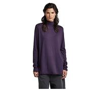 G-STAR Donna Essential Mock Relaxed Knit, Viola (carbonne purple D22861-D327-0013), M