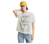 G-STAR Donna Faux Embro Loose Top, Grigio (lt chalk D25030-D609-1284), XL