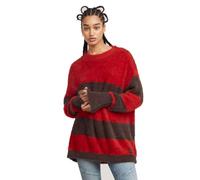 G-STAR Donna Fuzzy Stripe Loose Knitted Sweater, Multicolore (baron/chocolate plum D25272-D768-G811), L
