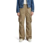 G-STAR Donna High Waist Cargo Pants, Beige (safari D24401-D401-B444), 28W / 30L