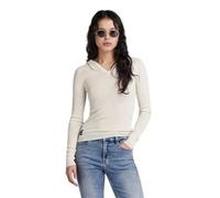 G-STAR Donna Hooded Slim Knitted Sweater, Beige (eggnog D23928-B692-G076), L