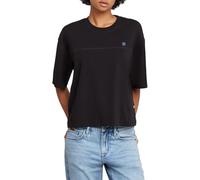 G-STAR Donna Horizontal Seam Loose Top, Nero (dk black D26134-336-6484), L