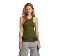 G-STAR Donna Italian Army Ultra Slim Tank Top, Verde scuro (avocado D22768-D289-D612), M