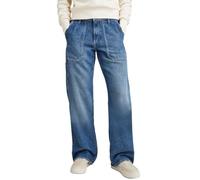 G-STAR Donna Judee Carpenter Loose Jeans, Blu (faded blue pool D23590-D442-G121), 32W / 34L