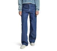 G-STAR Donna Judee Low Waist Cargo Pants, Blu (raw denim D24673-D541-001), 31W / 30L