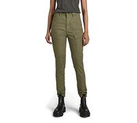 G-STAR Donna Kafey Cargo Ultra High Skinny Pants, Verde scuro (shadow olive D21099-C105-B230), 25W / 32L