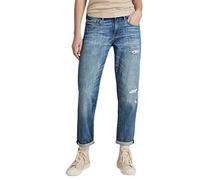 G-STAR Donna Kate Boyfriend fit Jeans, Blu (faded ripped waterfront D15264-D301-D894), 27W / 34L