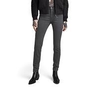 G-STAR Donna Lhana Skinny Jeans, Grigio (worn in tornado D19079-D185-D353), 28W / 28L