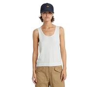 G-STAR Donna Lightweight Knitted Summer Tank Top, Grigio (lt chalk D24606-D597-1284), XL