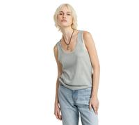 G-STAR Donna Lightweight Knitted Summer Tank Top, Grigio (wrought iron D24606-D597-G284), M