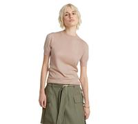 G-STAR Donna Lightweight Knitted Summer Top, Rosa (rugby tan D24604-D597-G373), L