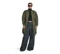 G-STAR Donna Long Bomber wmn, Verde scuro (dark olive D23543-C143-C744), XL