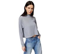 G-STAR Donna Mock Graphic Loose Top, Grigio (dim grey D23868-C954-3885), XS