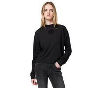 G-STAR Donna Mock Graphic Loose Top, Nero (dk black D23868-C954-6484), L