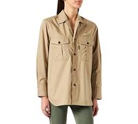 G-STAR Donna Officer Boyfriend Shirt, Beige (tree house D21104-4481-C941), S