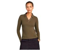 G-STAR Donna Polo Top Slim, Verde scuro (wild olive D26074-D958-1866), M