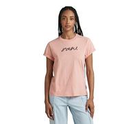 G-STAR Donna RAW Dot Top, Rosa (deep berry shake D24497-D626-B115), S