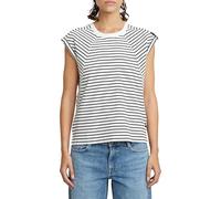 G-STAR Donna Seam Detail Stripe Loose Top, Multicolore (lt chalk/osaka blue stripe D26457-D979-H315), S
