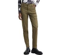 G-STAR Donna Skinny Cargo Pants 2.0, Verde scuro (antic green D25260-C105-735), 26W / 30L