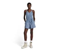 G-STAR Donna Sleeveless Summer Playsuit, Blu (lt cloud D21432-C894-0024), XXS