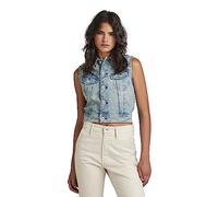 G-STAR Donna Slim Denim Vest, Blu (vintage electric blue D22582-D316-D125), M