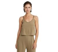 G-STAR Donna Spaghetti Strap Loose Jumpsuit, Marrone (coriander D24576-C532-G290), XXS