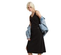G-STAR Donna Spaghetti Strap Slit Dress, Nero (dk black D24573-B771-6484), XXL