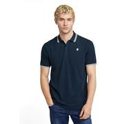 G-STAR Dunda Slim Stripe Polo, Polo Uomo, Blu (sartho blue D17127-5864-6067), XL
