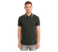 G-star Dunda Slim Stripe Short Sleeve Polo Verde S Uomo