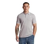 G-STAR Dunda Slim Stripe Polo, Polo Uomo, Grigio (grey alloy D17127-5864-G276), XL