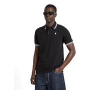 G-star Dunda Slim Stripe Short Sleeve Polo Nero L Uomo