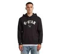 G-STAR Embro Logo HB HDD SW Felpa, Nero (Dk Black D27100-d257-6484), S Uomo