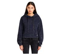 G-STAR RAW Overdyed Loose Hooded Sweatshirt Felpa con Cappuccio, Blu (Osaka Blue GD D24402-d249-h193), L Donna