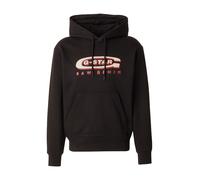 G-STAR Felpa 'Old Skool' écru / rosso scuro / nero Uomo G-STAR M écru / rosso scuro / nero