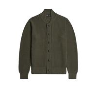 G-STAR Honey Comb Structure Cardigan Knit, Grigio (Asfalt D27108-d631-995), XL