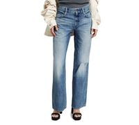 G-STAR Judee Loose Low Waist Jeans, Jeans, Donna, Blu (Faded Denali Blue Destroyed D22889-D536-G565), 29W / 32L