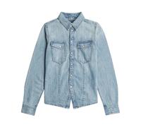 G-star - Kick Slim Shirt - - Blouses & Shirts - Donna - Blu - M