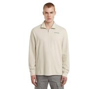 G-STAR Maglietta da Uomo Checquard Tweeter Half Zip, Bianco (Whitebait D26619-d965-1603), M