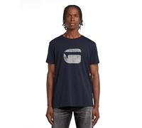 G-STAR Maglietta Uomo Finger Print Burger R T, Blu (Salute D26041-c506-c742), M