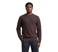 G-star - Pullover in Maglia Lavata - - Knitwear - Uomo - Marrone - XL