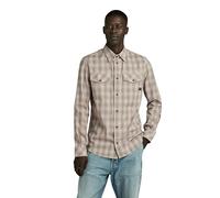 G-STAR Marine Slim Long Sleeve Shirt, Maglietta Uomo, Multicolore (Shamrock Liam Check D24963-d531-g545), S
