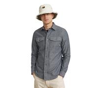 G-STAR Marine Slim Shirt, Maglietta Uomo, Multicolore (Salute/Milk D24963-d123-d851), XXL