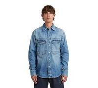 G-Star Men's Dakota Regular Shirt, Size: S, Color Blue