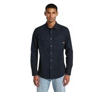 G-Star Men's Dakota Slim Shirt, Size: XL, Color Blue