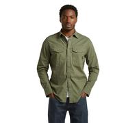 G-Star Men's Dakota Slim Shirt, Size: XL, Color Green