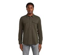 G-Star Men's Marine Jersey Shirt LS, Size: XXL, Color Gray
